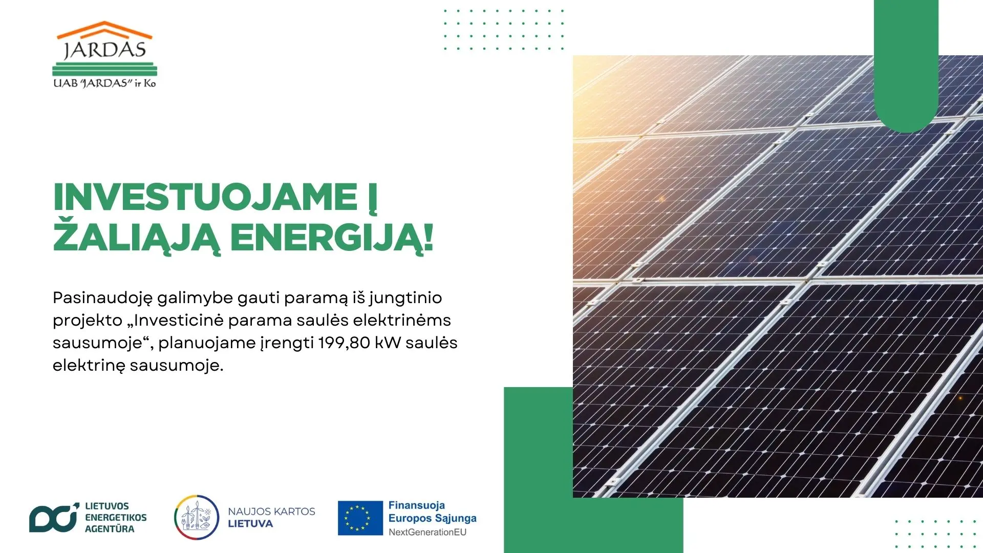 saules energija Zalioji energija atsinaujinantys saltiniai saules energija